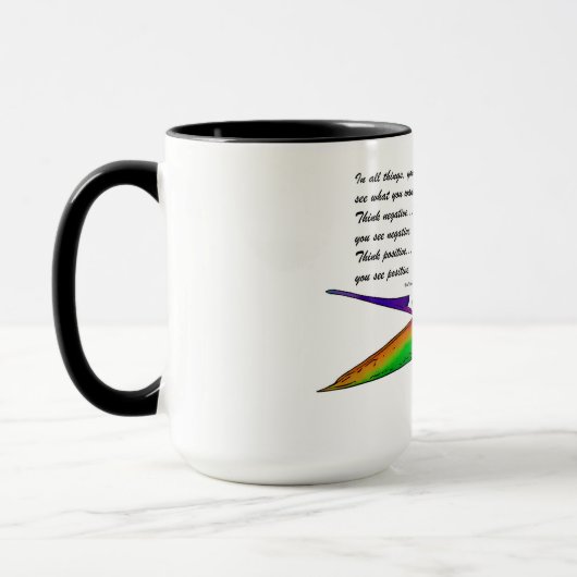 Positieve aangepaste koffie-Mok Mok (Links)
