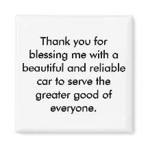 Positieve affirmatie magneet - Dankbaarheid verkla