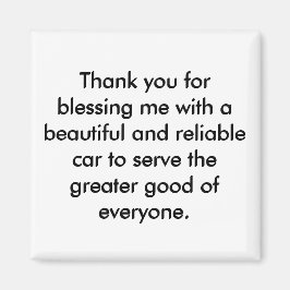 Positieve affirmatie magneet - Dankbaarheid verkla