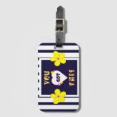 Positieve affirmaties dat je dit hebt bagagelabel (Voorkant (verticaal))