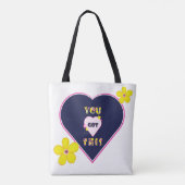 Positieve affirmaties dat je dit hebt draagtas (Achterkant)