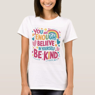 Positieve affirmaties en empowerment - kinder t-shirt