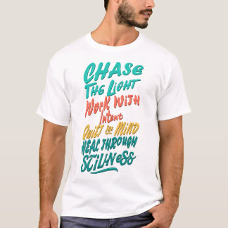 Positieve Affirmaties: Genees door Stilte T-shirt