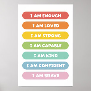 Positieve Affirmaties Poster