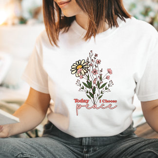 Positieve bevestigende Shirt Goede Levensbloem