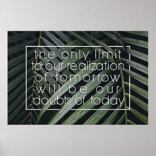 Positieve Bevestigende Toekomstige Citat Muurprint Poster