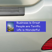 Positieve bevestiging bumpersticker (Op auto)