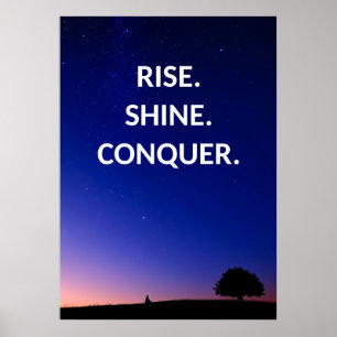 Positieve bevestiging Citaat Poster