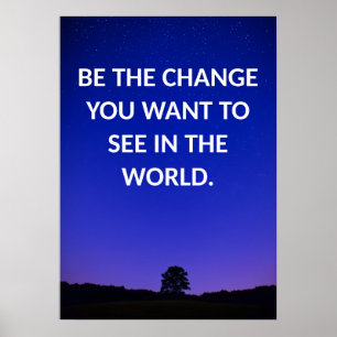 Positieve bevestiging Citaat Poster