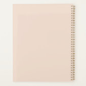 Positieve bevestiging in retro-stijl regenboog planner (Achterkant)