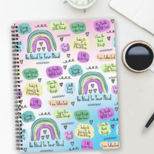 Positieve bevestiging notitieboek