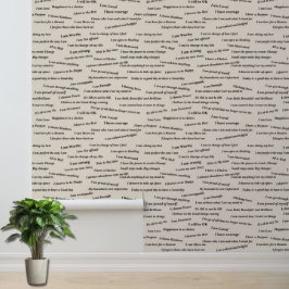 positieve bevestiging | Self Care Vision Board Behang