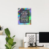 Positieve bevestiging vergiffenis hoger beheer poster (Thuiskantoor)