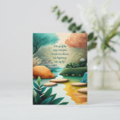 Positieve bevestiging zorgt ervoor dat pijn en pij briefkaart (Staand voorkant)