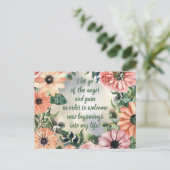 Positieve bevestiging zorgt ervoor dat pijn en pij briefkaart (Staand voorkant)