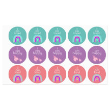 Positieve bevestigingsstickers 