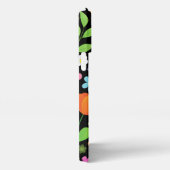 Positieve bloemen krooster iPhone hoesje (Rechterkant)