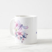 Positieve bloemen zijn belangrijk voor je inspanni koffiemok (Voorkant links)