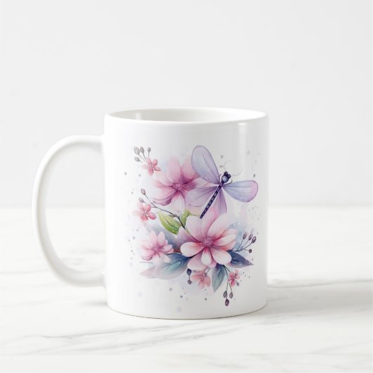 Positieve bloemen zijn belangrijk voor je inspanni koffiemok (Links)