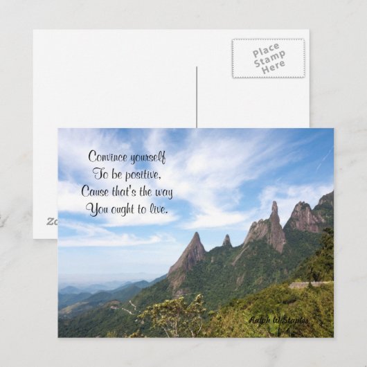 Positieve briefkaarten (Voorkant / Achterkant)