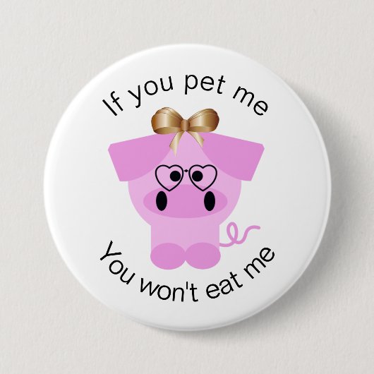 Positieve Button voor dierenrechten (Voorkant)