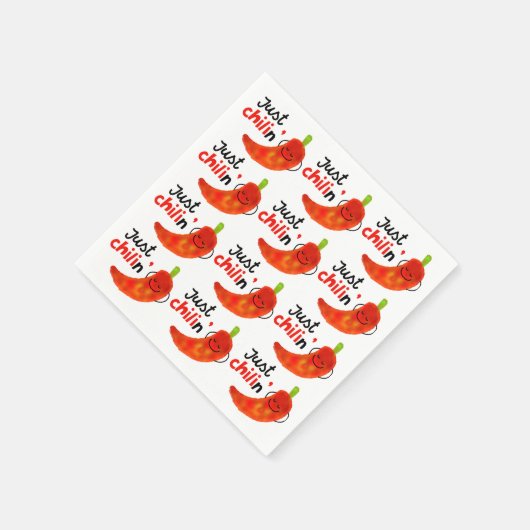 Positieve Chili Pepper Pun - gewoon kind Servetten (Hoek)