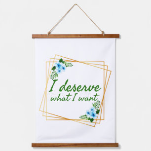 positieve citaten voor het leven hangend wandkleed