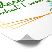 positieve citaten voor het leven poster (Hoek)