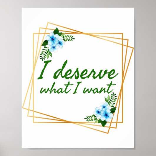 positieve citaten voor het leven poster (Voorkant)