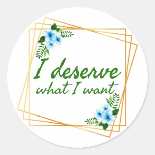 positieve citaten voor het leven ronde sticker