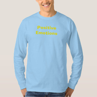 Positieve emoties Lange hoes Turquoise T-shirt