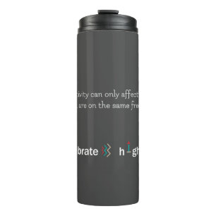 Positieve energie Grote vibes Hoge vibratie Thermosbeker