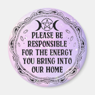 Positieve energie herinnering magneet