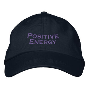 Positieve Energie Persoonlijke Marine Motiverende Geborduurde Pet