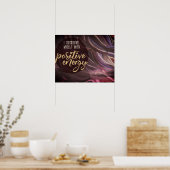 Positieve energie poster (Keuken)