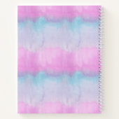 Positieve energieprijsopgave - Aangepaste roze Wat Notitieboek (Achterkant)