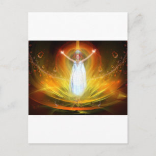 Positieve Energy Goddess Briefkaart