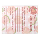 Positieve feedback van leerkrachten  notitieblok (Voorkant)