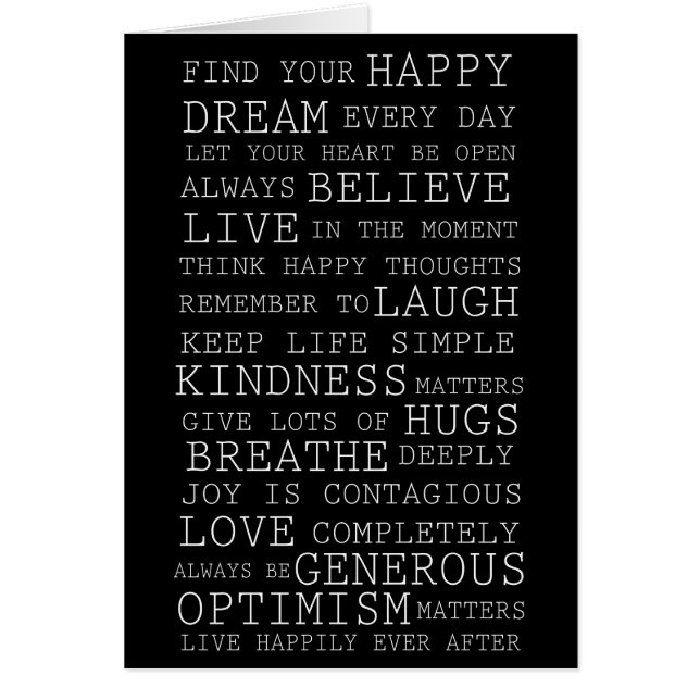 Positieve gedachten (Voorkant)