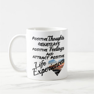 Positieve gedachten Mantra Koffiemok