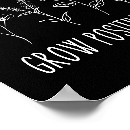 Positieve gedachten over esthetisch Poster (Hoek)