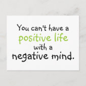 positieve geest briefkaart (Voorkant)