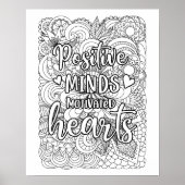 Positieve gemoduleerde miniaturen voor het hart Vo Poster (Voorkant)