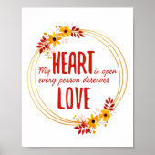 positieve gezegden voor zelfliefde en succes poster (Voorkant)