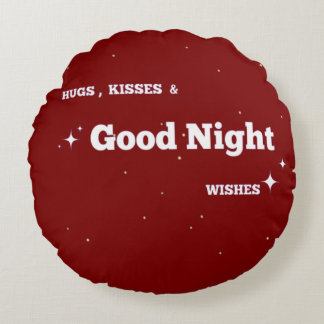 "Positieve Goede Nacht Vibe" met wensen Rond Kussen