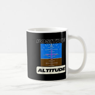 Positieve hoogte Funny Pilots Aviation Koffiemok