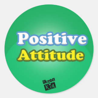 Positieve hoogte (set van 20) ronde sticker