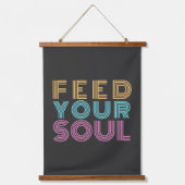 positieve houding inspirerend bevestiging hangend wandkleed (Voorkant)