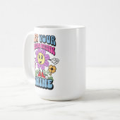 Positieve houding Motivatie Inspirerend Koffiemok (Voorkant links)