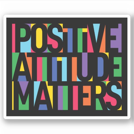 Positieve houding sticker (Voorkant)